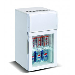 Réfrigérateur porte en verre mini 20L