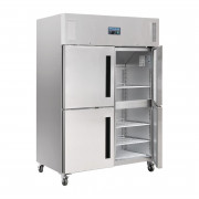 Armoire réfrigérée positive double 2 portillons GN 2/1 Série G - Polar - CW195