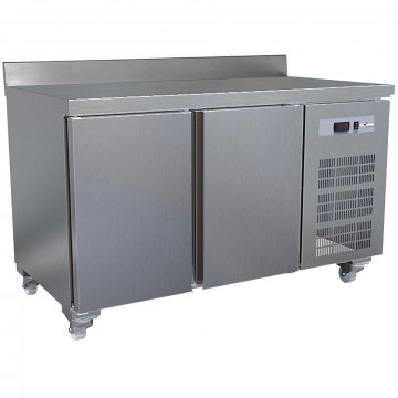 Table frigorifique, ventilé, 2 portes GN 1/1 (260 Lit.), sur roues - Diamond